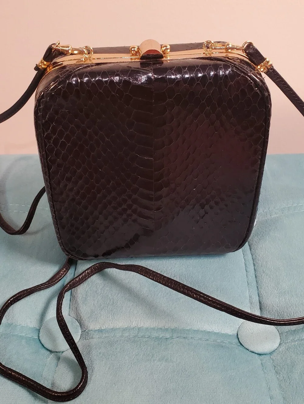 Rosato - Vintage - Genuine Snake Skin  - Shoulder Bag